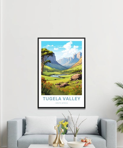 Tugela Valley Travel Poster