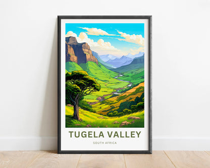 Tugela Valley Travel Poster