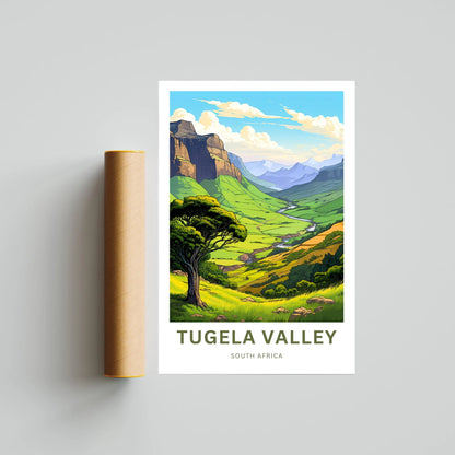 Tugela Valley Travel Poster