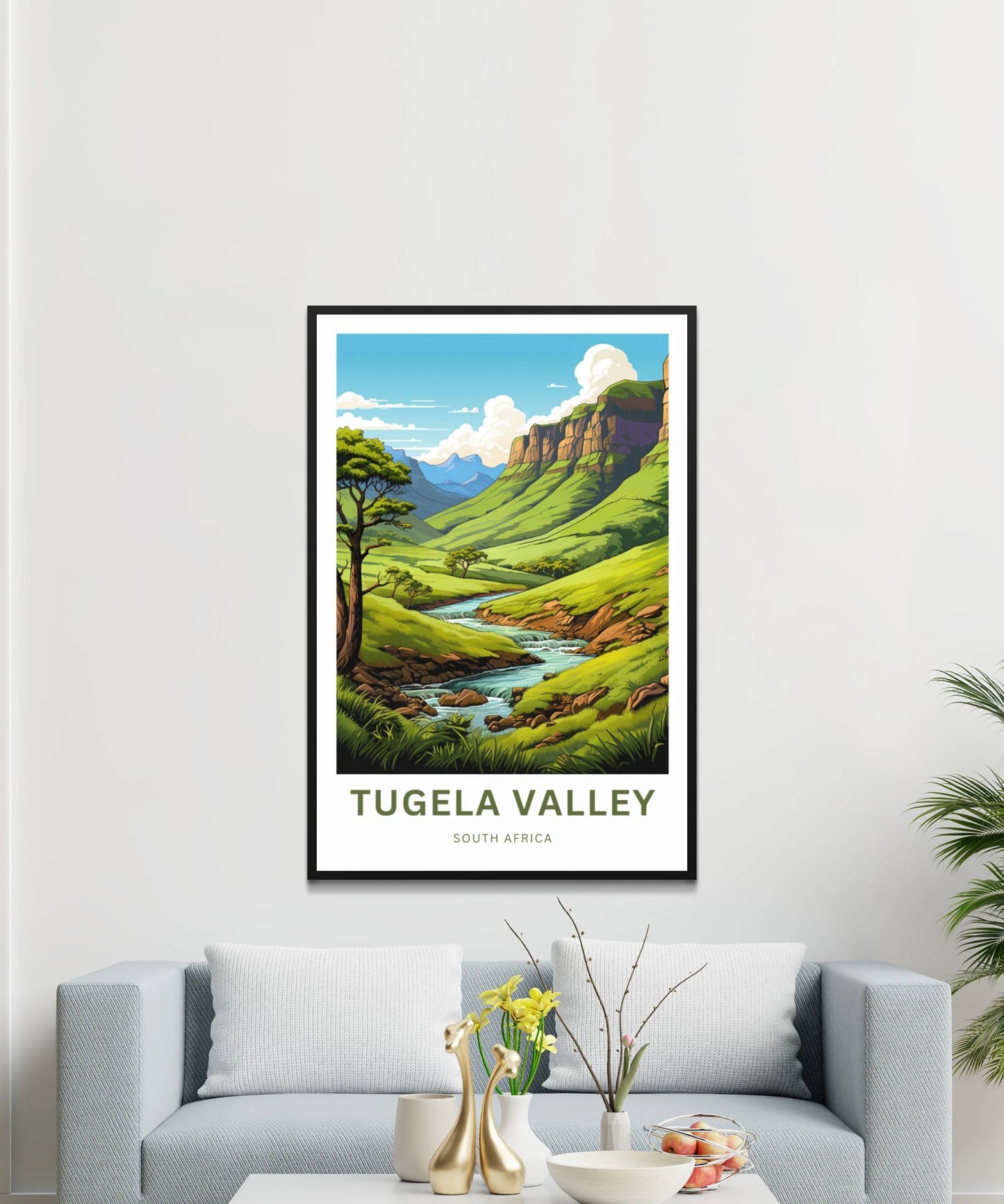 Tugela Valley Travel Poster