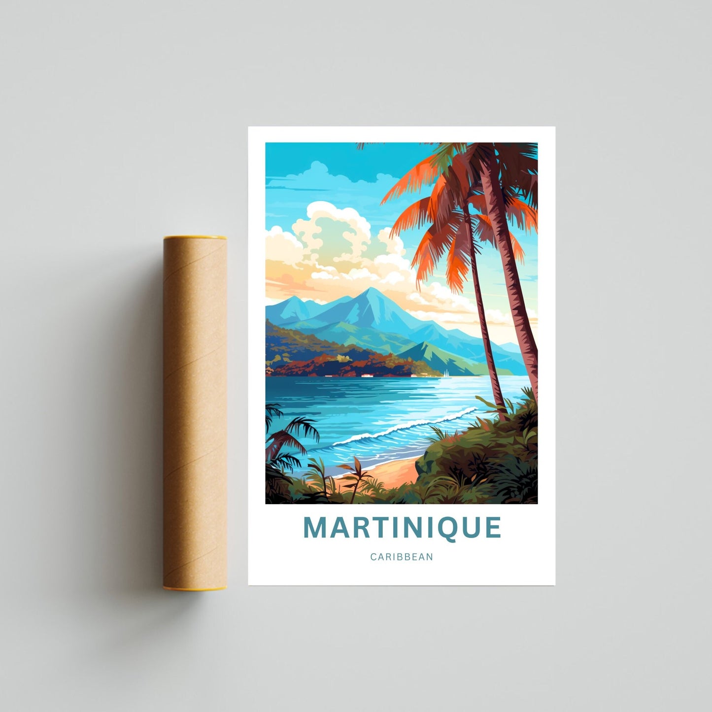 Martinique Travel Poster