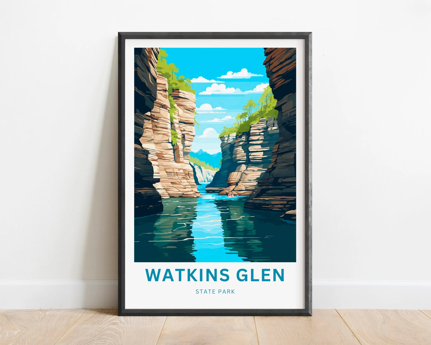 Watkins Glen Travel Poster