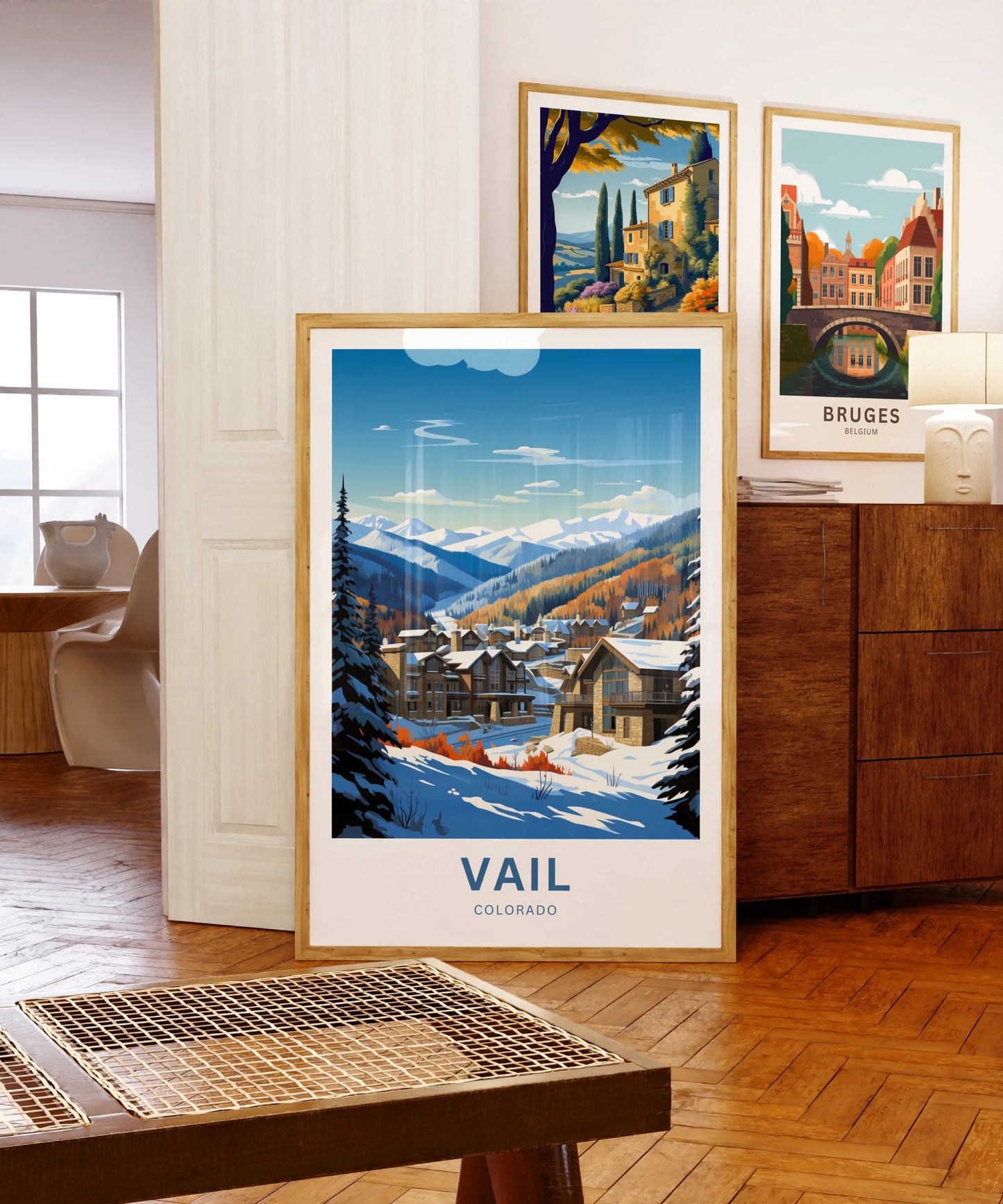 Vail Ski Resort Travel Poster