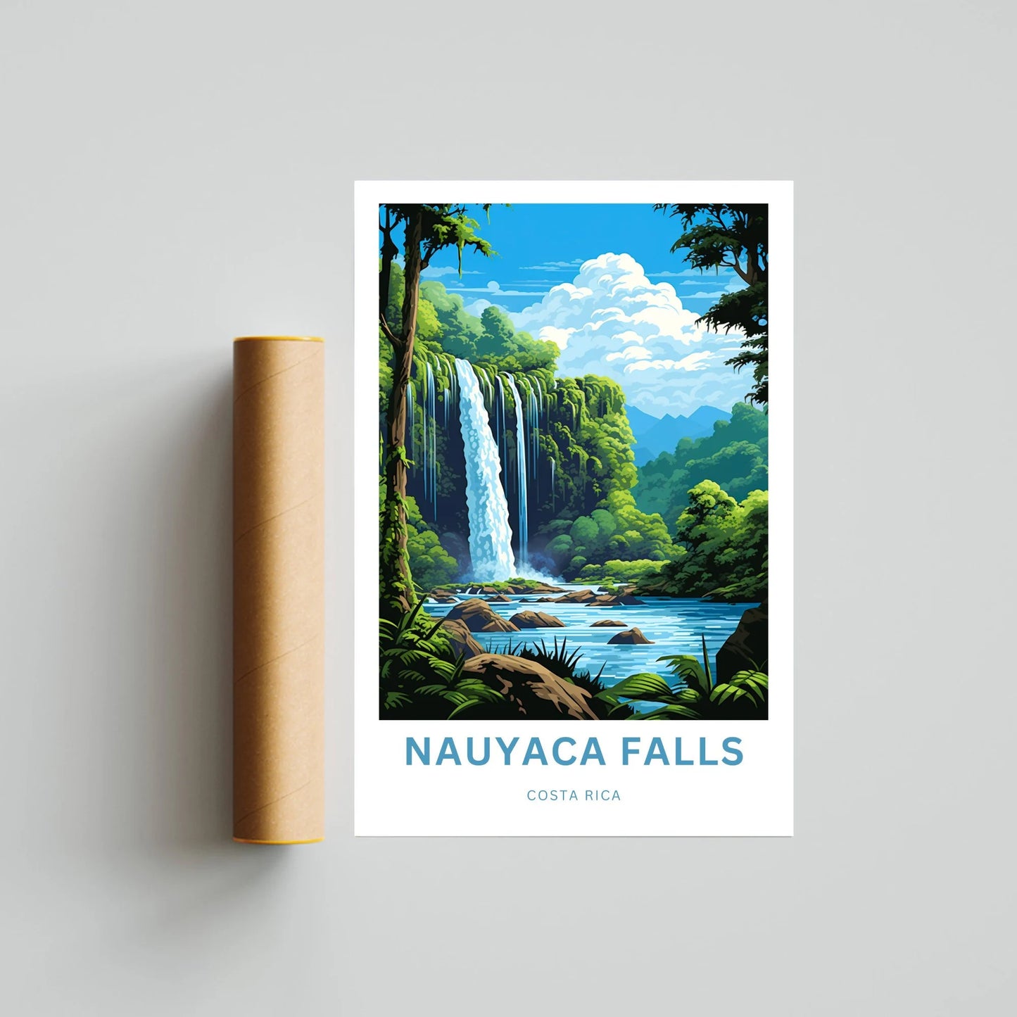 Nauyaca Travel Poster