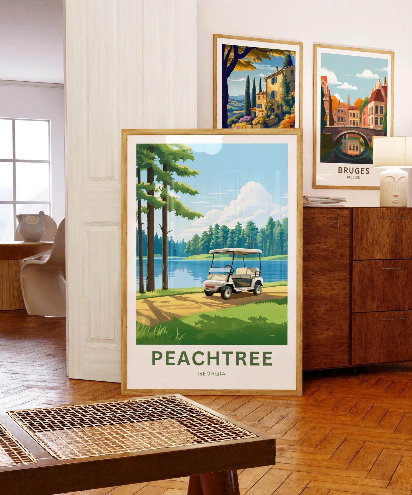 Peachtree Travel Poster