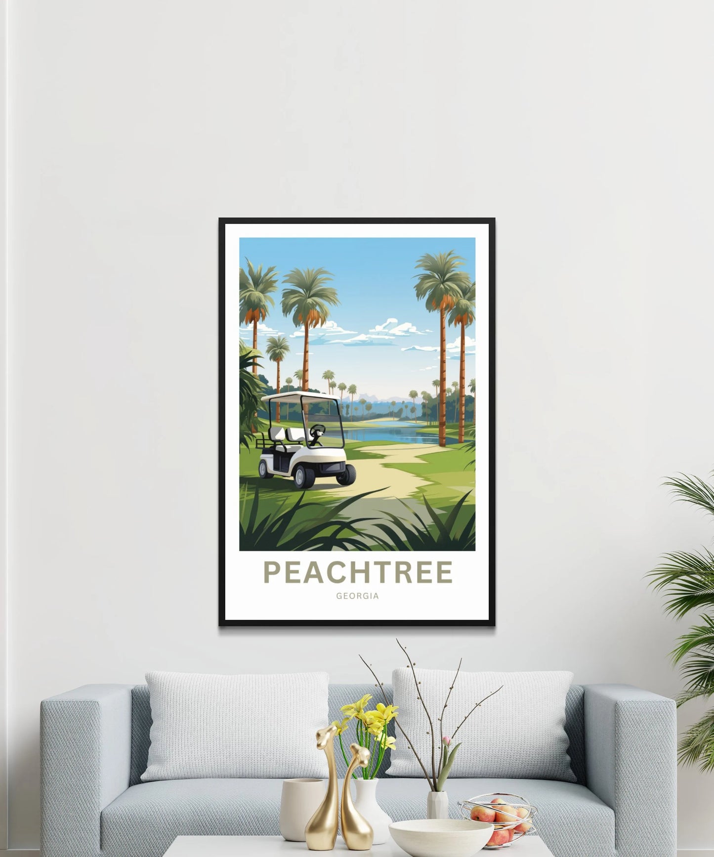 Peachtree Travel Poster