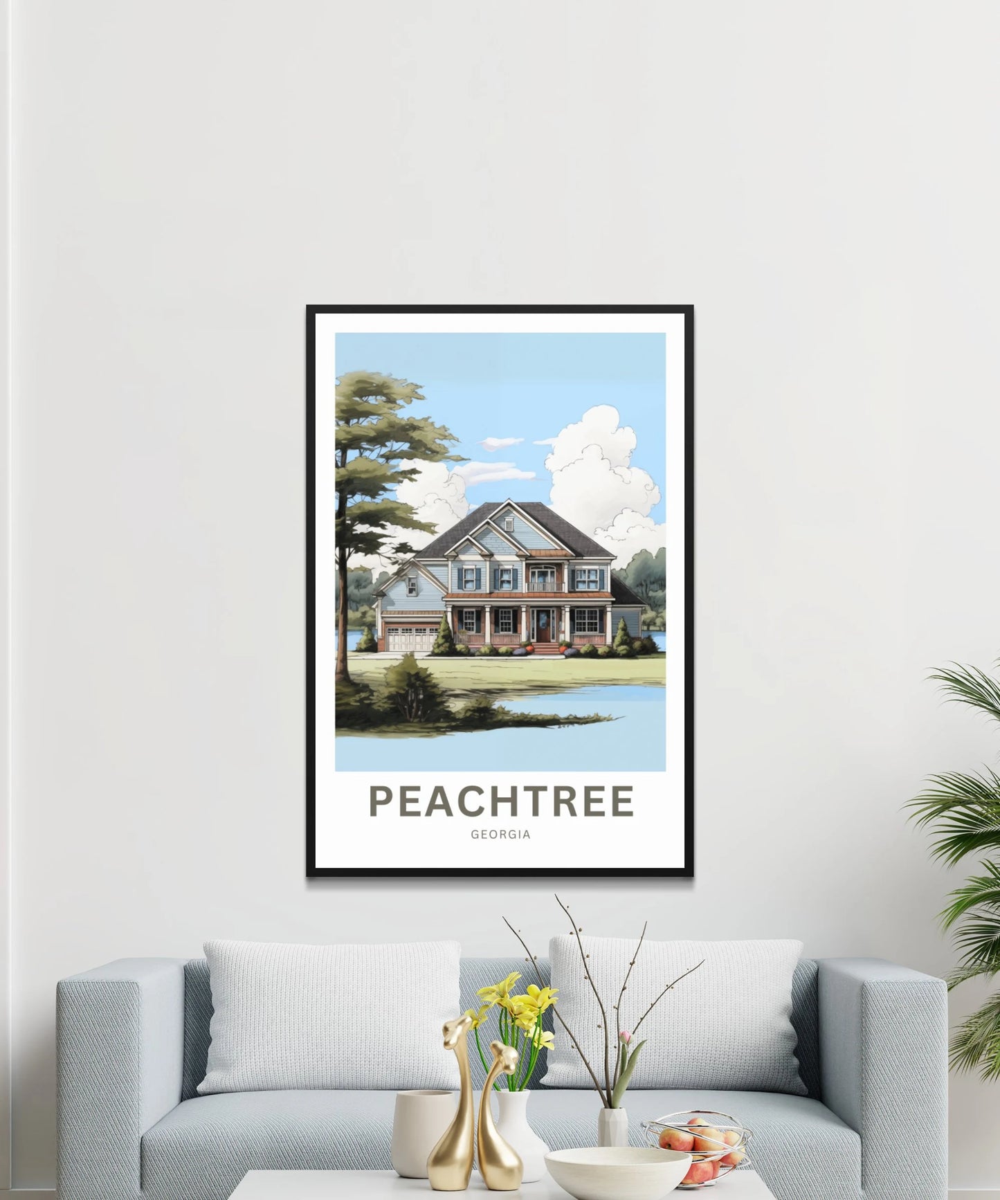 Peachtree Travel Poster