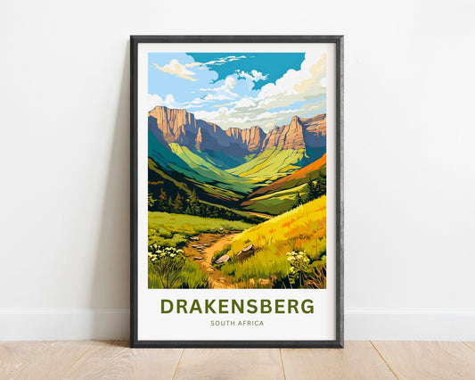 Drakensberg Travel Poster