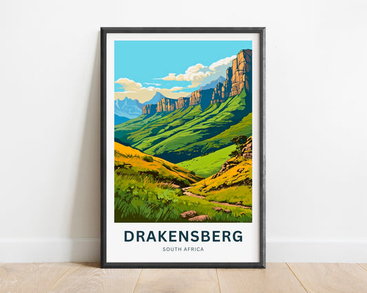 Drakensberg Travel Poster