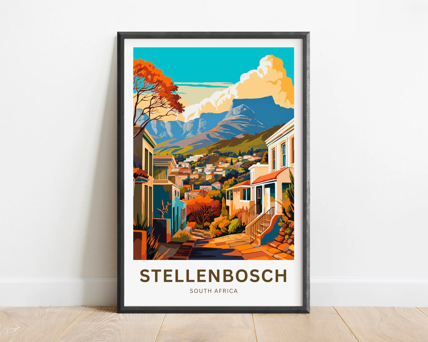 Stellenbosch Travel Poster