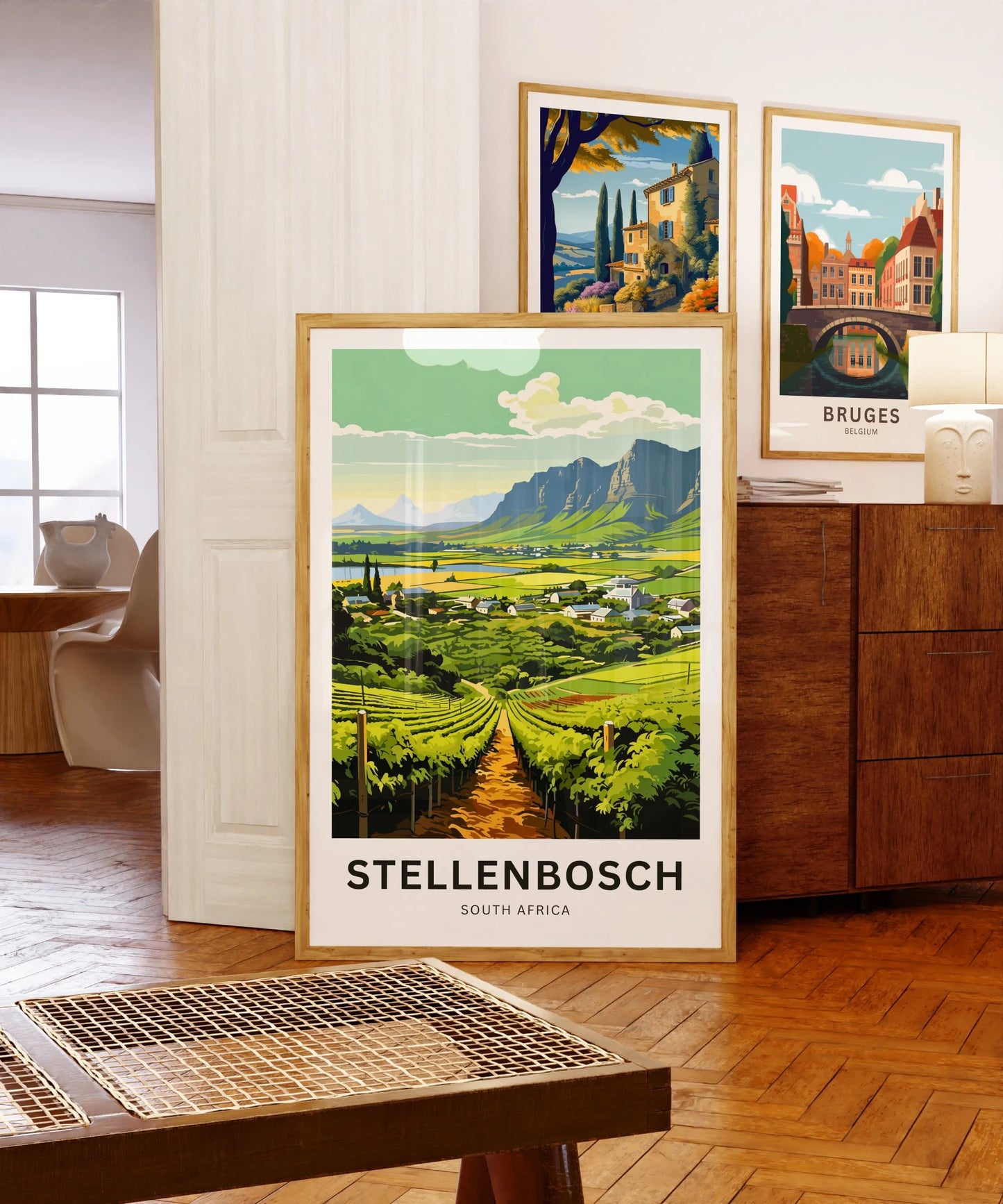 Stellenbosch Travel Poster