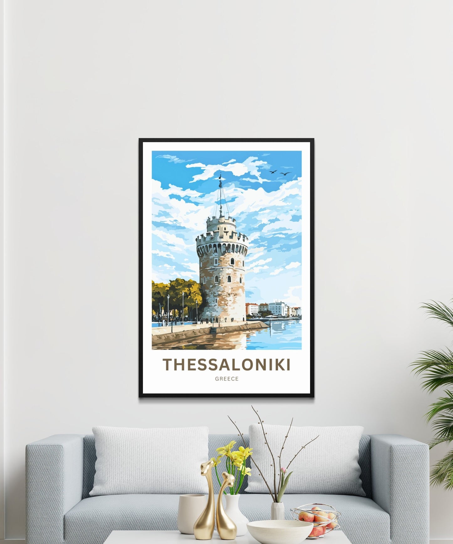 Thessaloniki Travel Poster