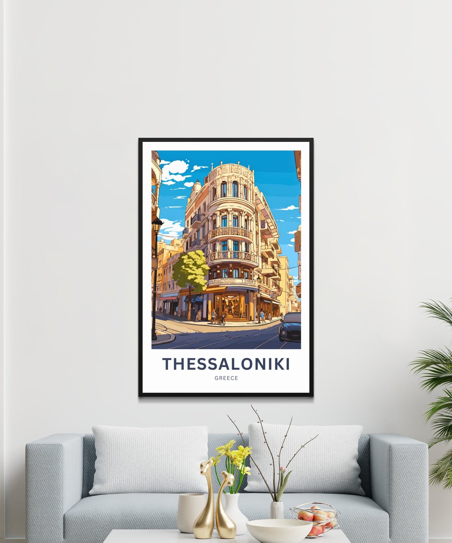 Thessaloniki Travel Poster