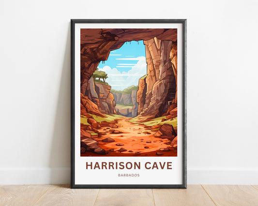 Harrison's Cave Travel Poster