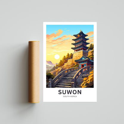 Suwon Travel Poster