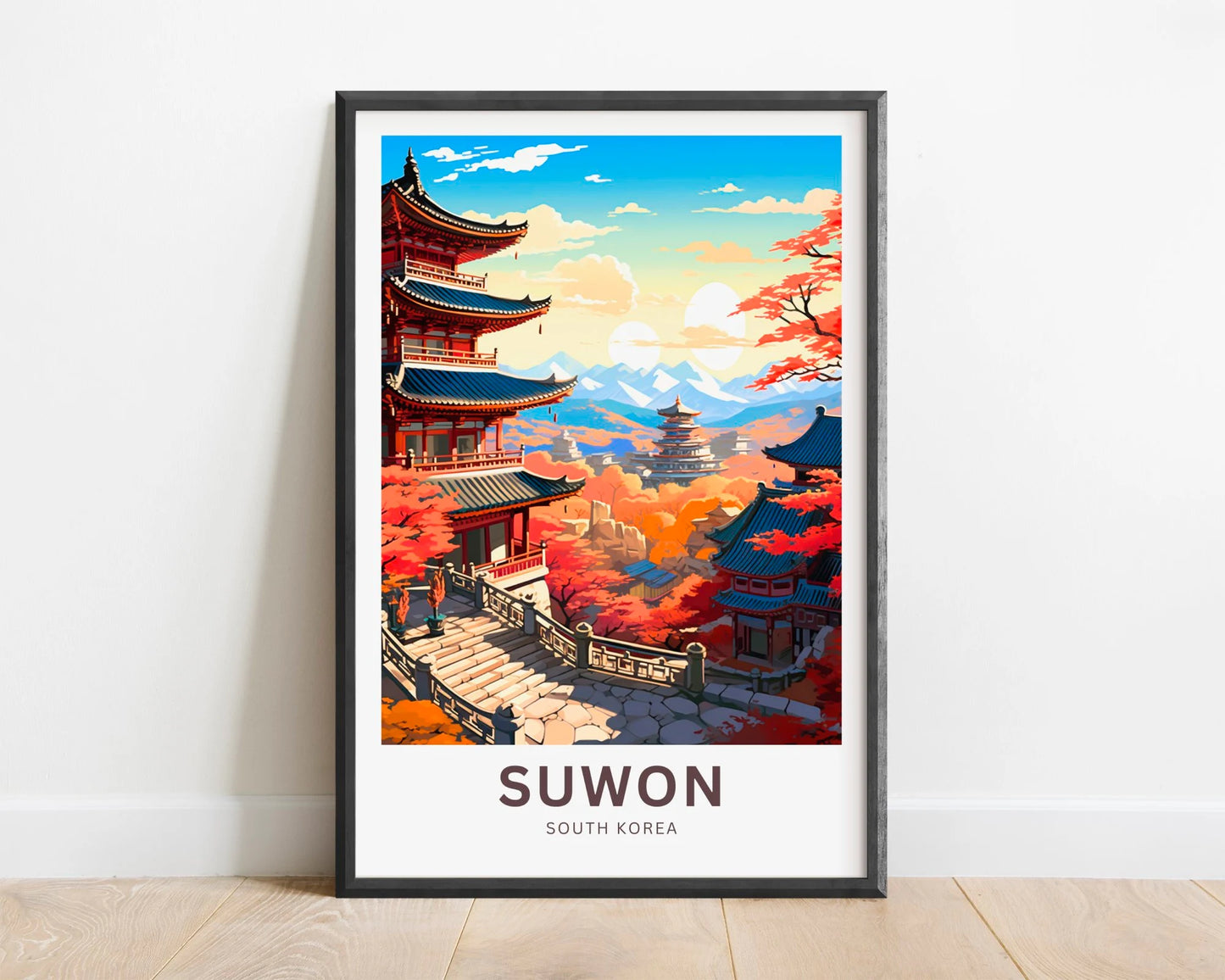 Suwon Travel Poster