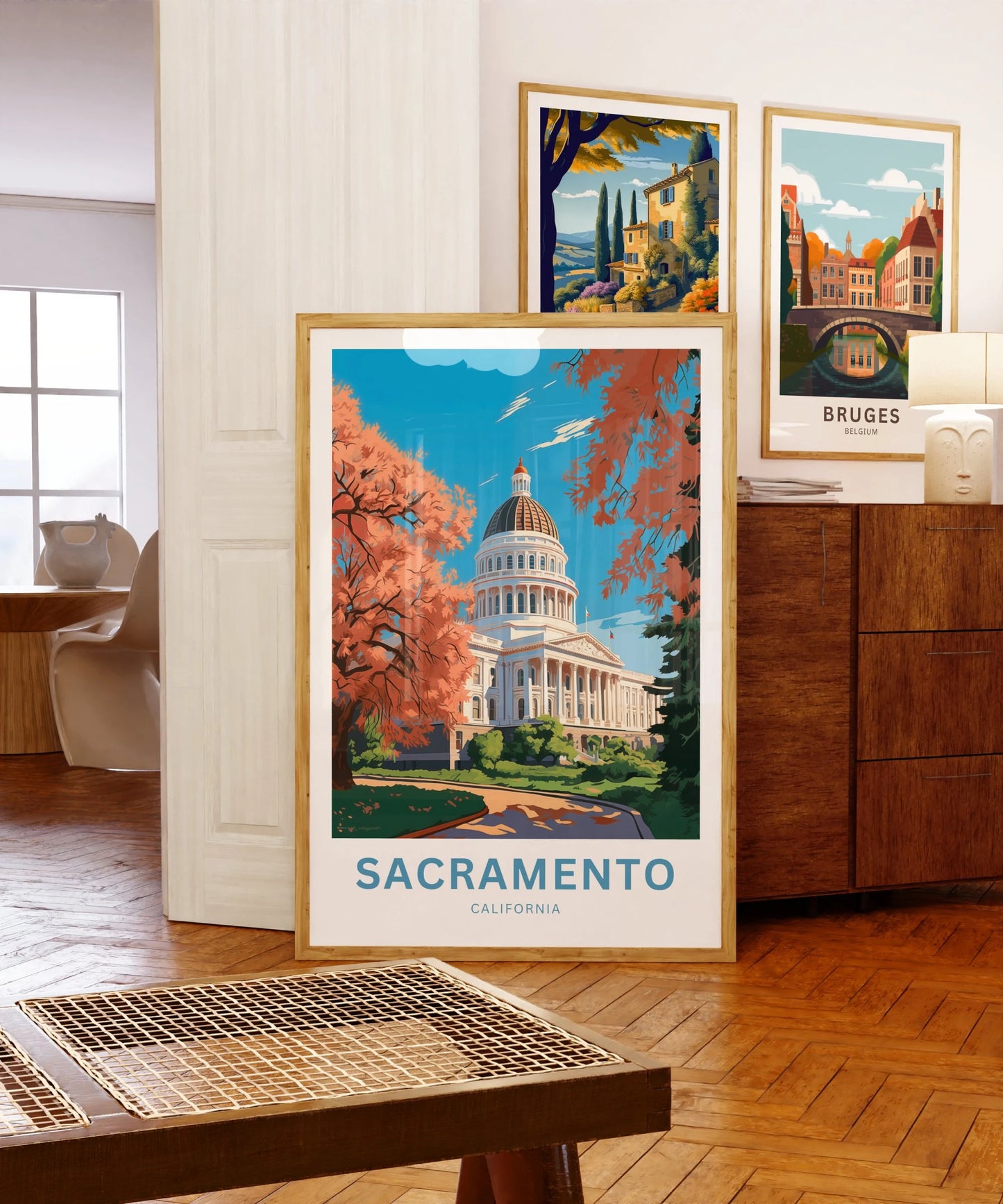 Sacramento Travel Poster