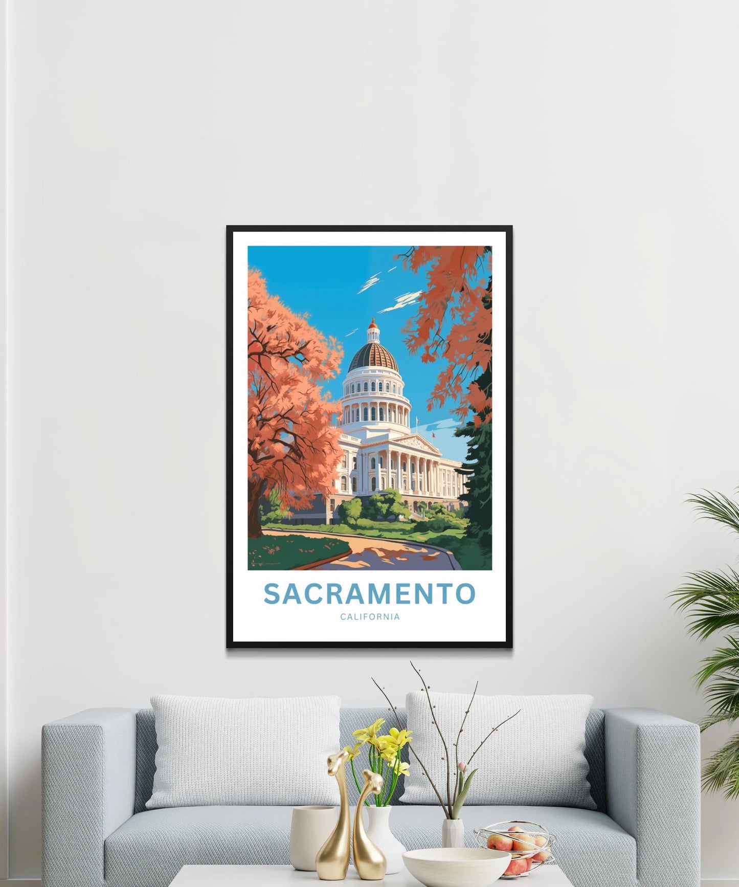 Sacramento Travel Poster