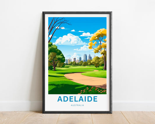 Adelaide Travel Print - Urban Charm