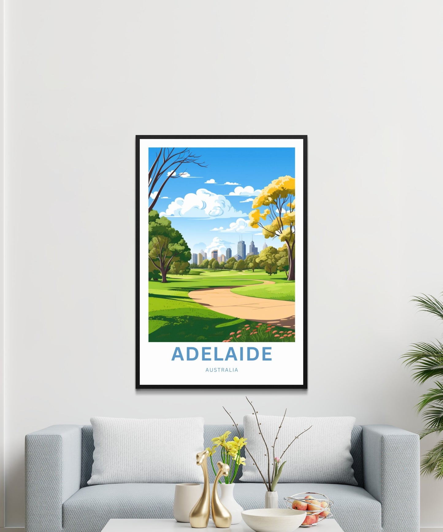 Adelaide Travel Print - Urban Charm