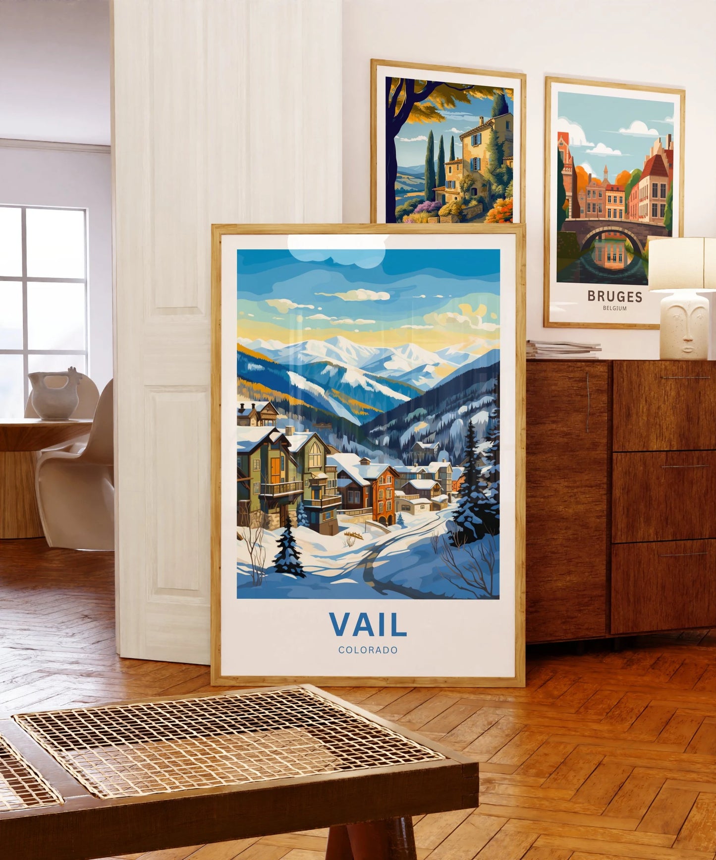 Vail Ski Resort Travel Poster