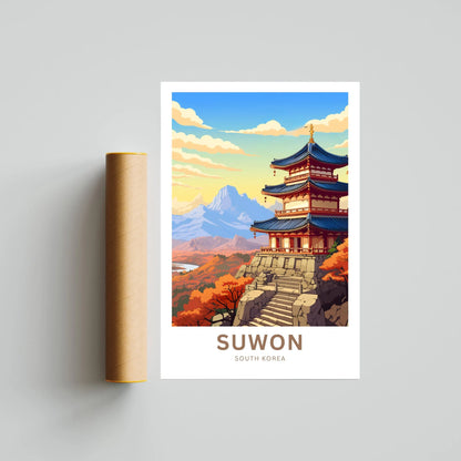 Suwon Travel Poster