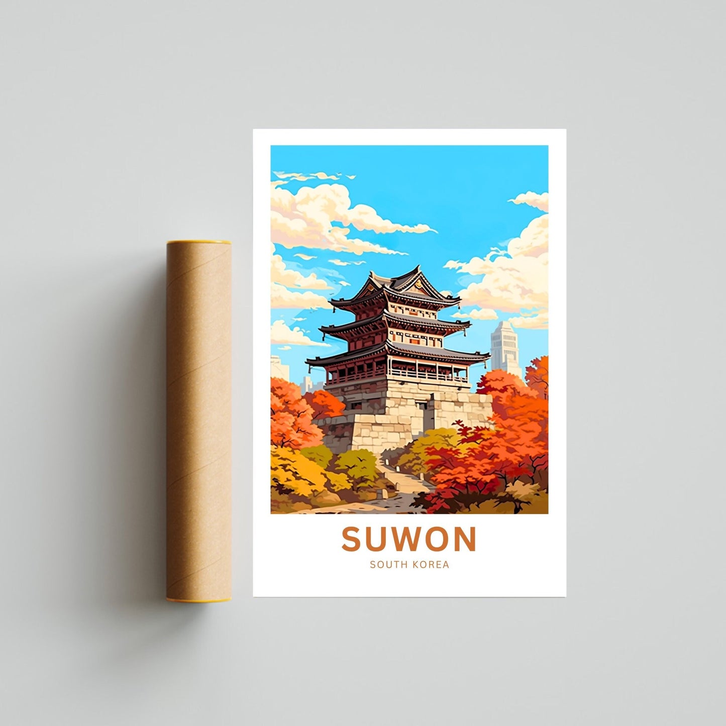 Suwon Travel Poster