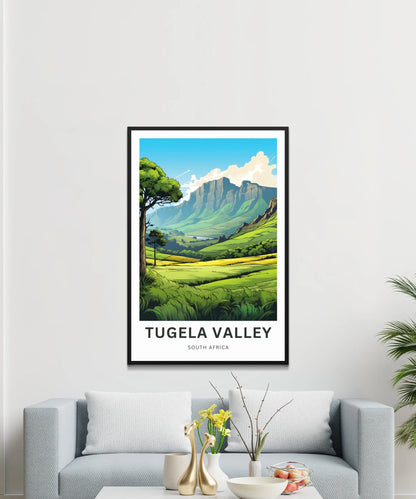 Tugela Valley Travel Poster