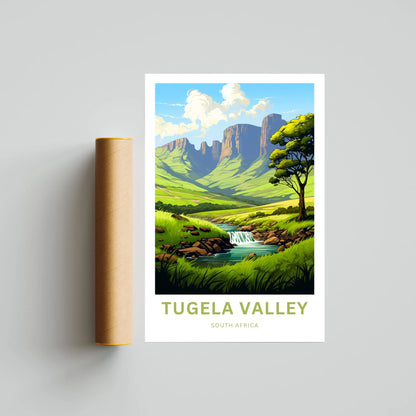 Tugela Valley Travel Poster