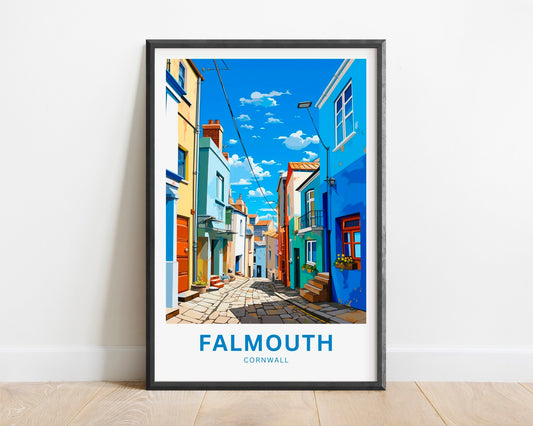 Falmouth Travel Poster