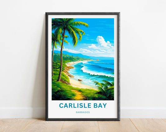 Carlisle Bay Travel Poster