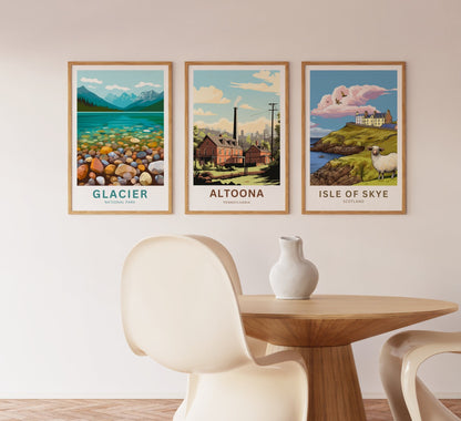 Altoona Travel Poster - Cultural Landmarks