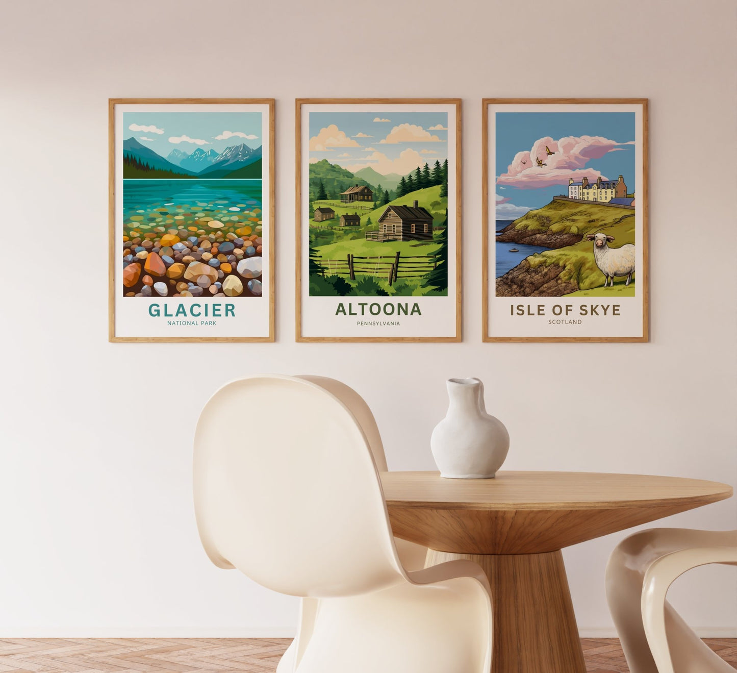 Altoona Travel Poster - Mountain Views