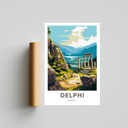 Delphi Travel Poster