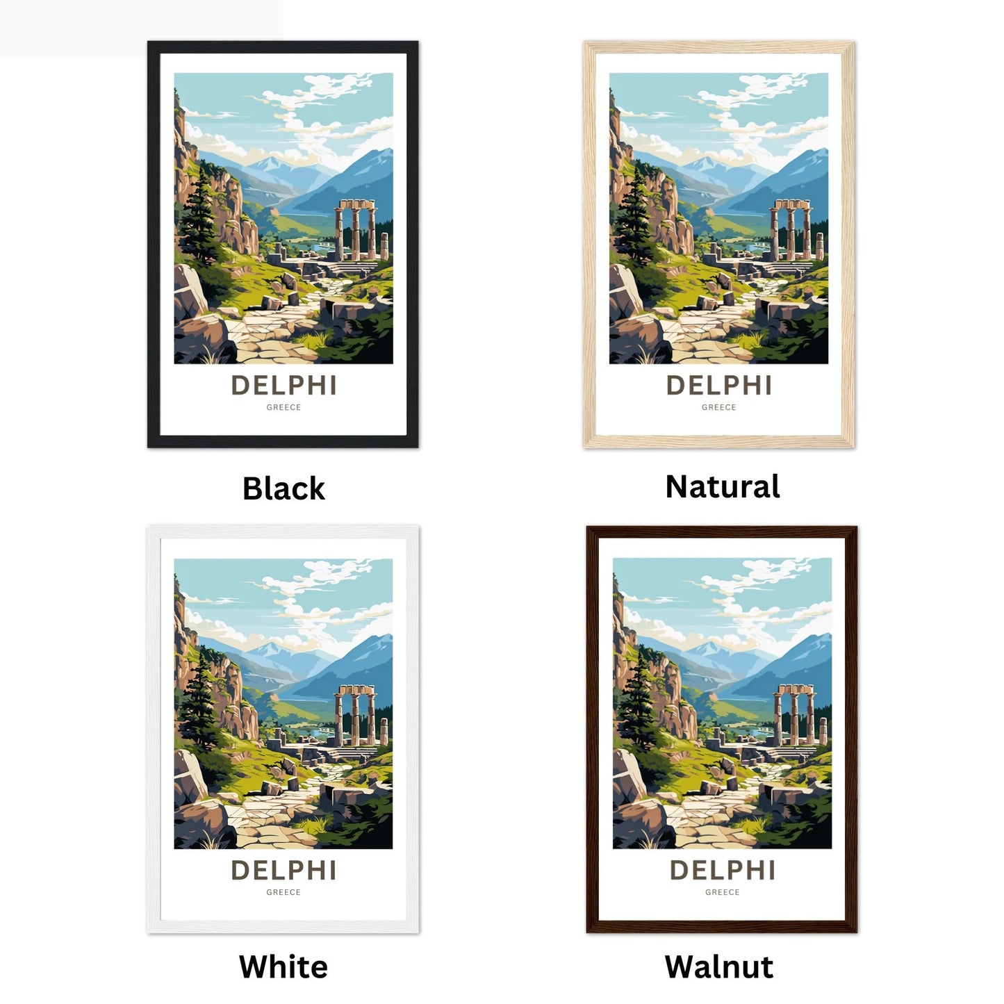 Delphi Travel Poster