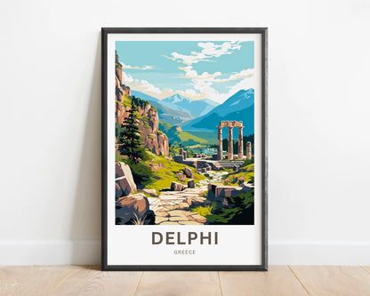 Delphi Travel Poster