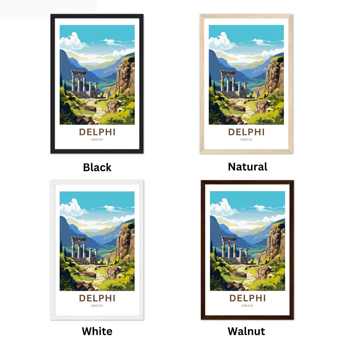 Delphi Travel Poster