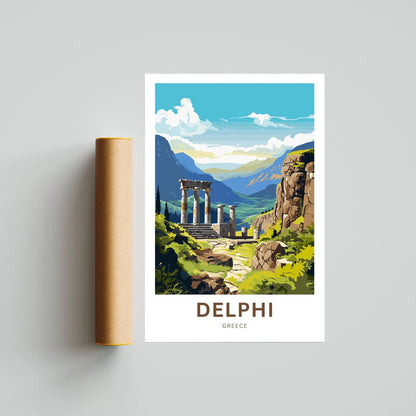Delphi Travel Poster