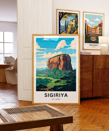 Sigiriya Travel Poster