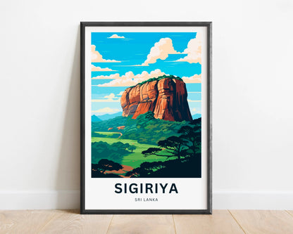 Sigiriya Travel Poster