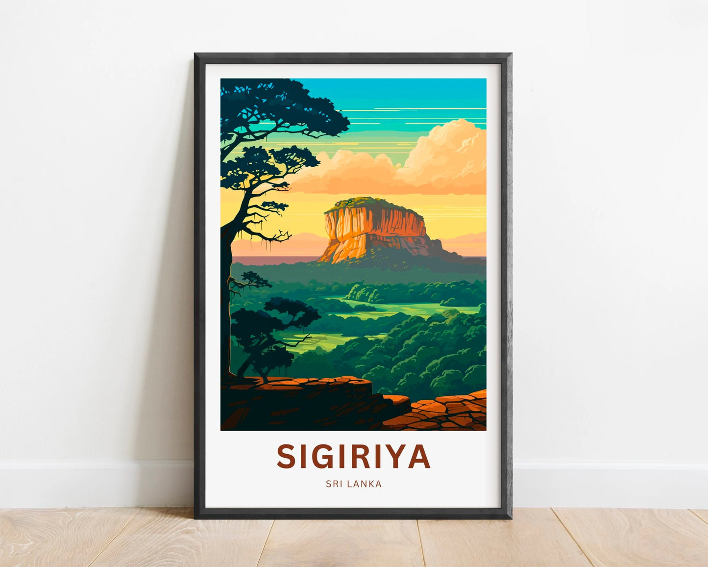 Sigiriya Travel Poster