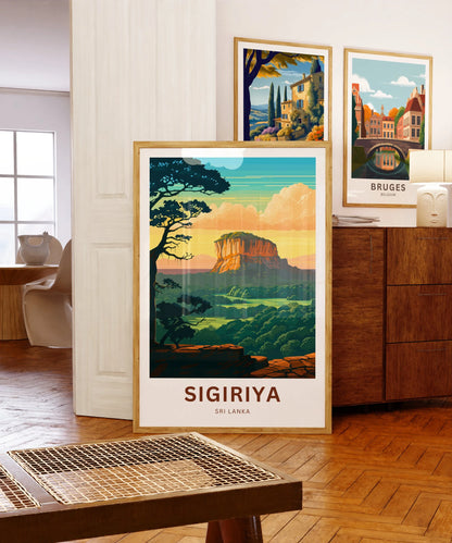 Sigiriya Travel Poster