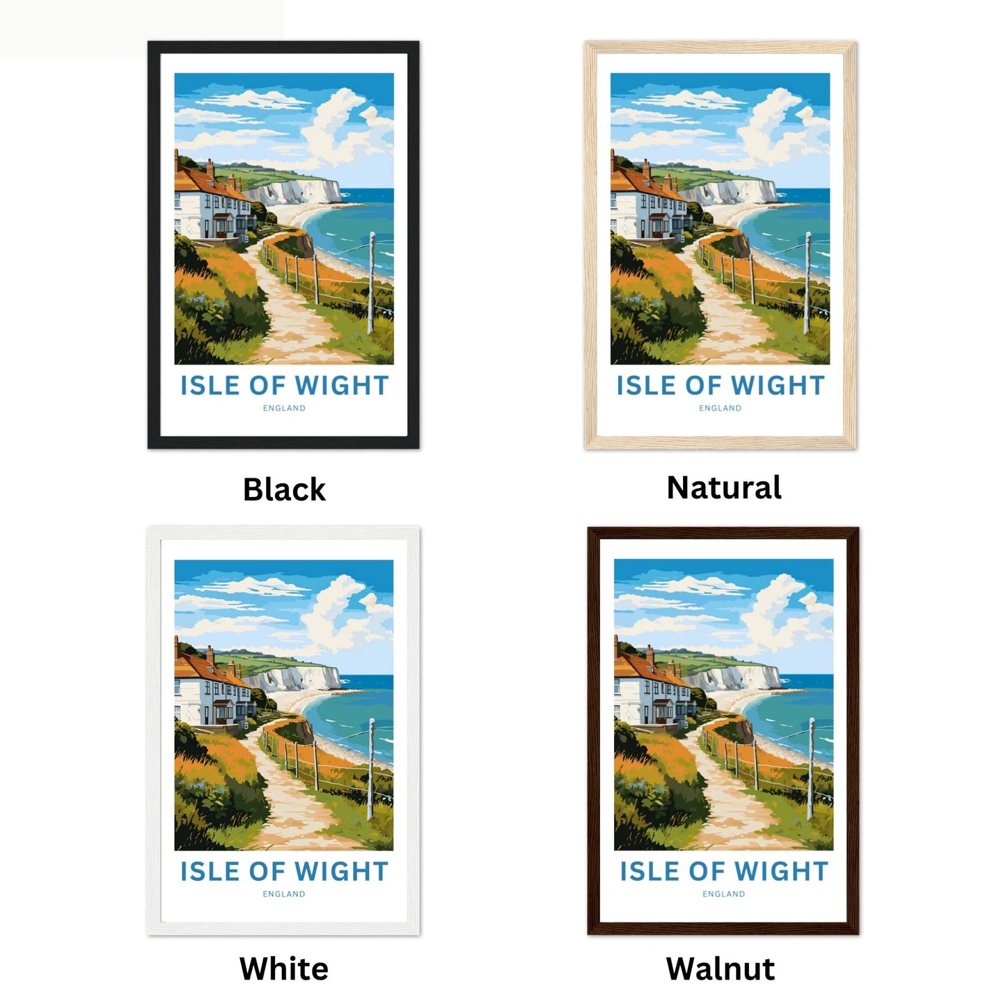 Isle of Wight Travel Poster