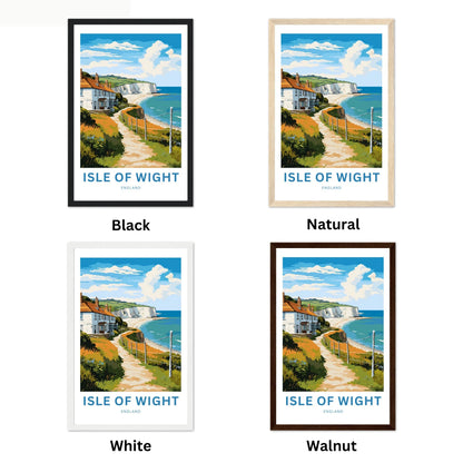 Isle of Wight Travel Poster