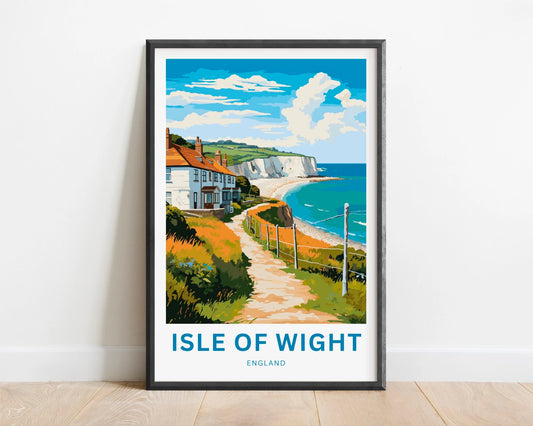 Isle of Wight Travel Poster