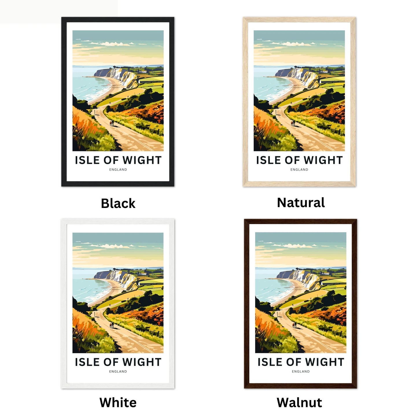 Isle of Wight Travel Poster