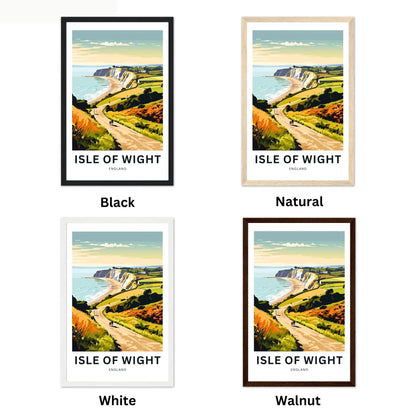 Isle of Wight Travel Poster