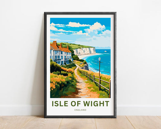Isle of Wight Travel Poster