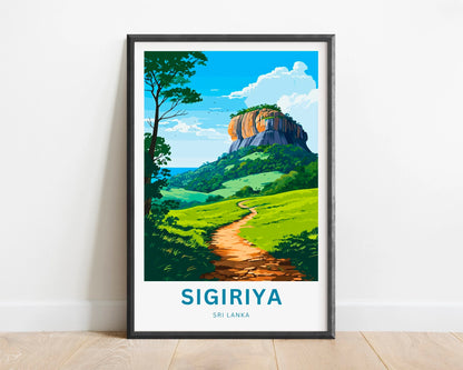 Sigiriya Travel Poster