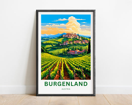 Burgenland Travel Poster